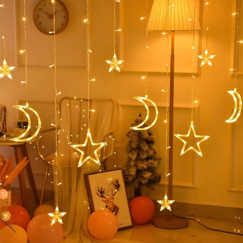Luminițe  Perdea  “Star - Moon”