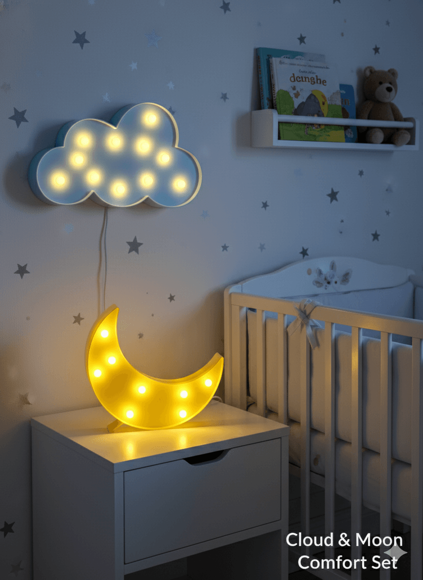 Lampă decorativă "Cloud-Moon"